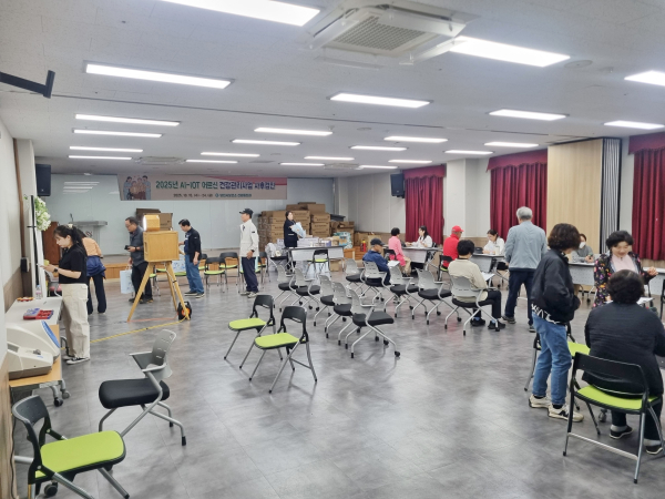 2025년 어르신 건강관리사업 진행 모습