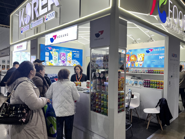 알마티 식품박람회 한국관 전경