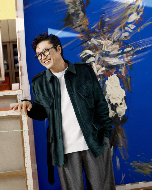 박신양, 「당나귀 13」(2025년, 57.5×72.1cm, 프레임 67.3x82.8cm)