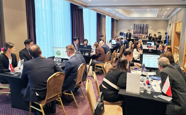 지난 13일(현지시각) 폴란드 바르샤바에서 열린 ‘방위산업 기술 비즈니스 교류’ 모습