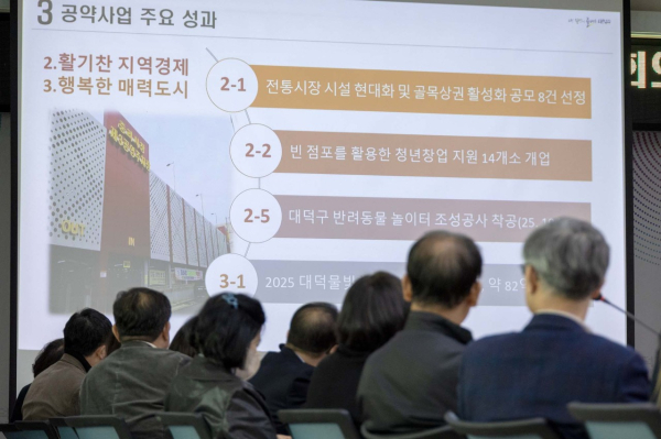 21일, ‘공약사업주민평가단 회의’를 개최하고 민선8기 공약 이행 상황을 전반적으로 점검하고 있다
