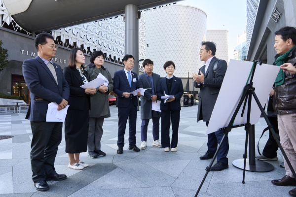 대전 서구의회 도시건설위원회, 현장방문 사진