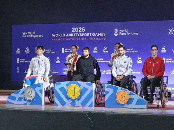 GKL휠체어펜싱팀 (왼쪽 심재훈 선수)