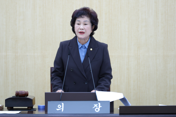 제260회 임시회 제1차 본회의(오관영 의장)