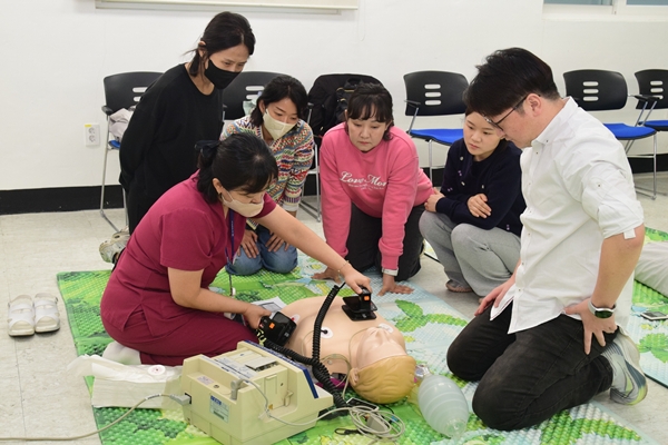대전을지대병원 협력의료기관 대상 심폐소생술 교육