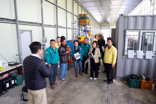 지난 1일, 송산면과 석문면 일원에서 현장점검 모습