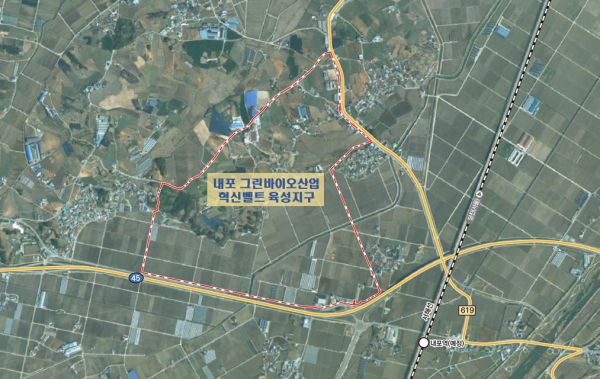 그린바이오산업 육성지구 지정 현황