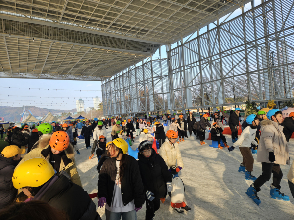 지난해 ‘꿈돌이 야외스케이트장’ 운영 모습