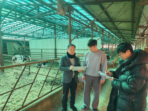 청년후계농 현장지원단 컨설팅 모습