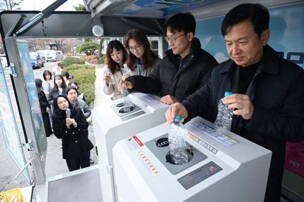 차량형 자원순환정거장 '중구모아' 시연회 및 운영 사진