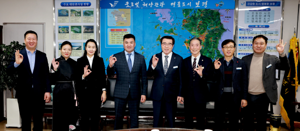 몽골 투브아이막 대표단 방문 기념사진