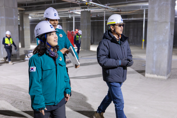 구연희 교육감 권한대행 학교 건설현장 안전점검