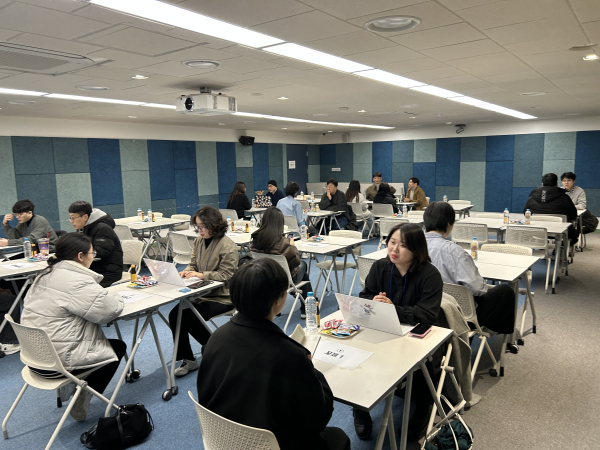 지난 19일 서울 플랫폼P에서 열린 웹소설전공 2학기 비즈매칭쇼 ‘2026 몽글전’