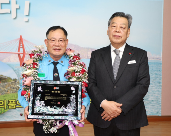 군민대상 시상식 (김태영 씨)