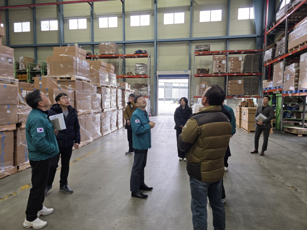 김하균 행정부시장, 대설·한파 대비 현장점검 모습