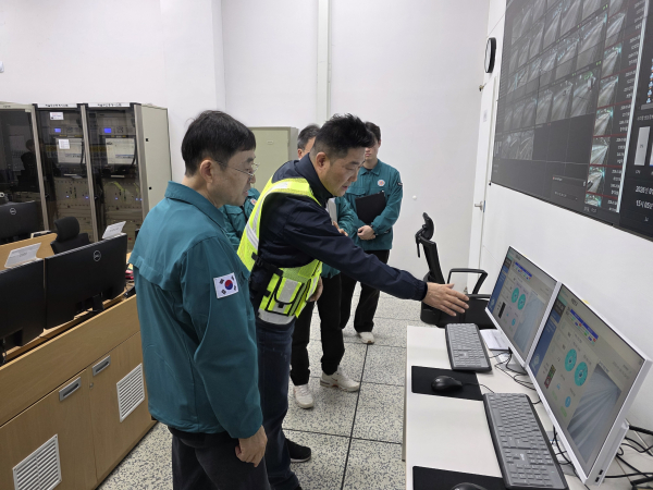 김하균 행정부시장, 대설·한파 대비 현장점검 모습