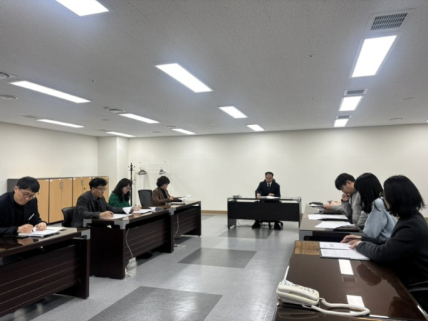 감사공무원 업무안내 모습