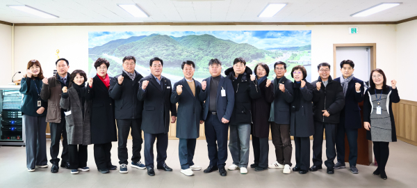 농어촌기본소득 선진지 연천군 견학 기념사진