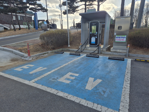 전기차 충전 구역 모습