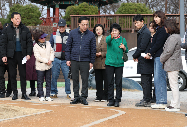 동네방네 현장스케치 행사 중 현장 점검 모습