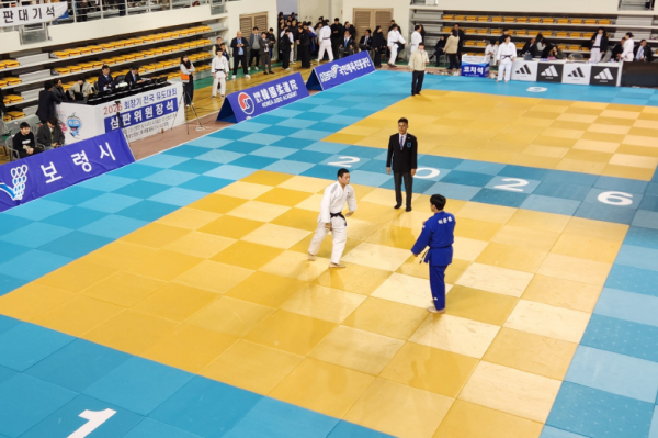 심재윤 선수 경기 모습