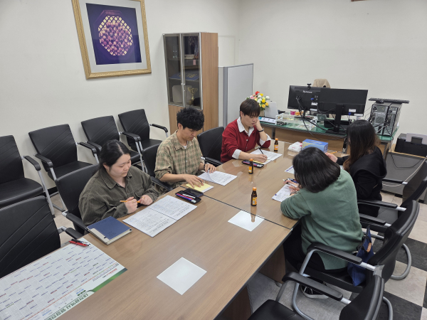 목동 행정복지센터에서 진행된 중구 '찾아가는 복지업무 순회 교육' 사진