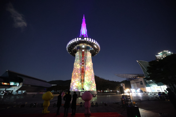 한빛탑 미디어파사드