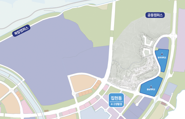 세종공동캠퍼스 2단계 ‘분양형 캠퍼스’ 위치도