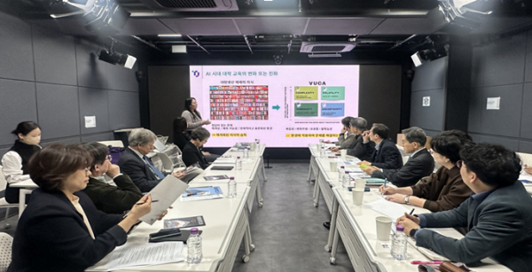 지난 23일, 태재대학교를 방문해 혁신형 교육모델과 대학 운영사례를 벤치마킹하고 미래인재 양성을 위한 양 대학간 협력 확대