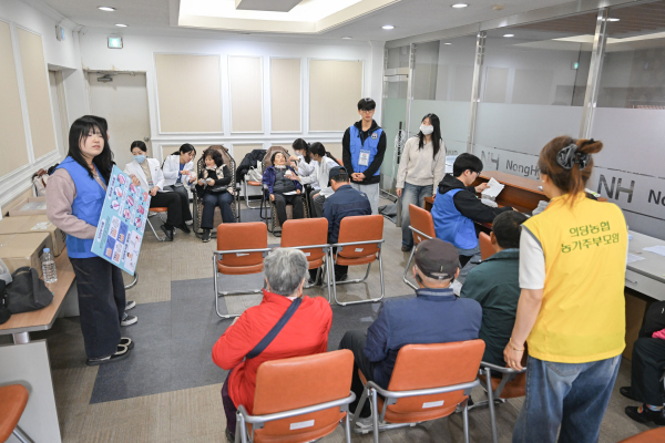 농촌 왕진버스 운영 모습