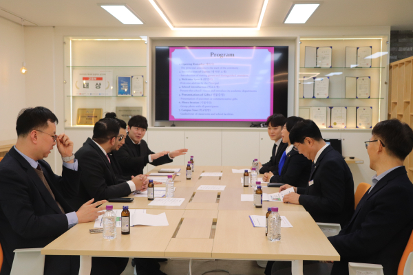 캐나다 쉐리던 칼리지와 국제교류 협력 진행 모습