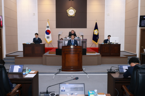 정옥균 부의장 5분 발언