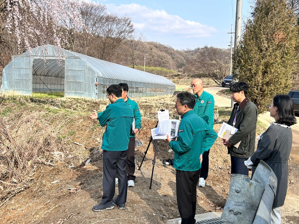 김하균 시장 권한대행 현장점검 모습