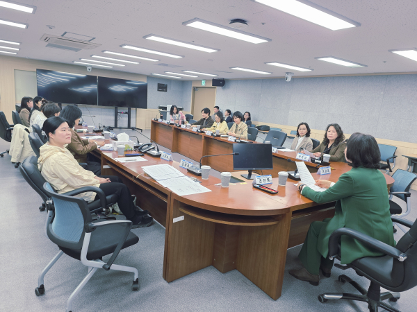 6일 영상정보대회의실에서 열린 ‘2026년 유보통합 기반강화 사업 공유 및 현안 문제 해결을 위한 협의회’회의 모습