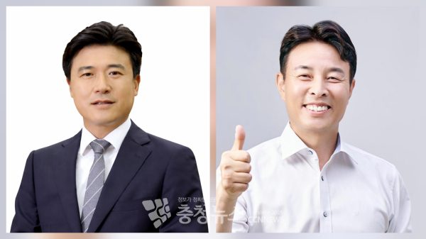 (왼쪽부터) 김종천·전문학 더불어민주당 대전 서구청장 예비후보