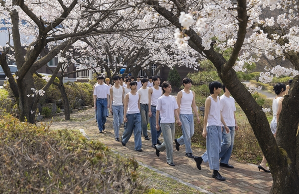 대덕대 K-모델과 벚꽃워킹 모습