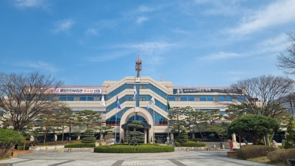 아산시청 전경